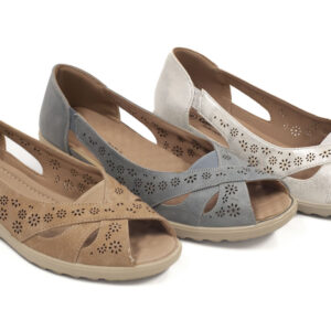 Kate - Ladies Cushion Walk Peep-Toe Shoe | 15 pair pre-pack