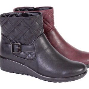 Queenie - Ladies Cushion Walk Ankle Boots | 15 pair pre-pack