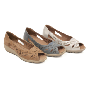 Kate - Ladies Cushion Walk Peep-Toe Shoe | 15 pair pre-pack