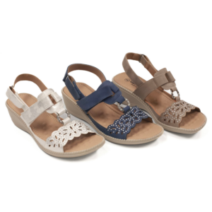 Serena - Ladies Cushion Walk Sandal | 15 pair pre-pack